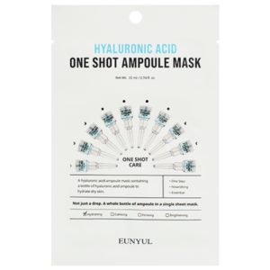 Eunyul Маска тканевая для лица с гиалуроновой кислотой - hyaluronic acid one shot ampoule mask, 22мл