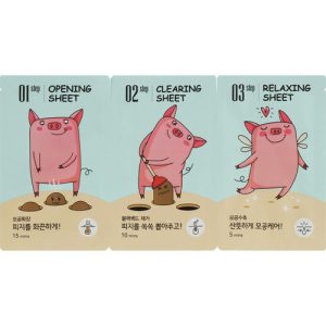 Enough Патчи от черных точек 3-х этапные - 3 Step blackhead clear solution, 6,2г