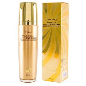 Deoproce Эмульсия для лица с муцином улитки - Snail galac revital emulsion, 130мл