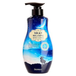 Deoproce Лосьон для тела с козьим молоком и лавандой - Milky relaxing body lotion, 500мл