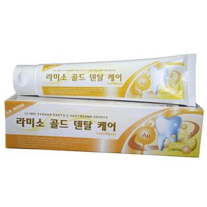La Miso Паста зубная с частицами золота - Gold dental care toothpaste, 150г