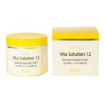 Jigott Крем для лица энергетический - Vita solution 12 synergy ampoule cream, 100мл