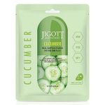 Jigott Маска ампульная с экстрактом огурца - Cucumber real ampoule mask, 27мл