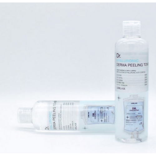 Lebelage Тонер отшелушивающий с гиалуроновой кислотой - Dr. Hyaluronic derma peeling toner, 310мл — изображение 4