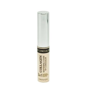 Enough Консилер для области вокруг глаз (тон 02) - Collagen whitening cover tip concealer, 9г
