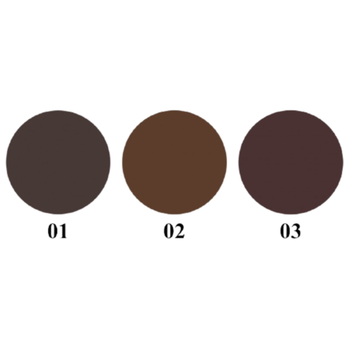 Sana Подводка для бровей 2 в 1 влагостойкая (коричневый) - New born w lasting brow ex n #03, 1шт — изображение 4