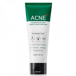 Some By Mi Пенка для проблемной кожи с кислотами - AHA-BHA-PHA 30days miracle acne clear foam, 100мл