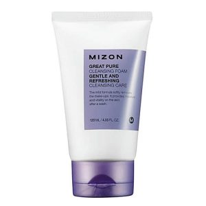 Mizon Пенка для кожи лица скрабирующая - Great pure cleansing foam, 120мл