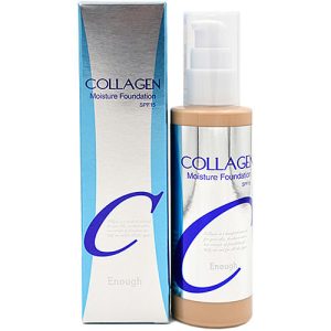 Enough Крем для лица тональный увлажняющий 13тон - Collagen moisture foundation SPF15, 100мл