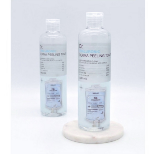 Lebelage Тонер отшелушивающий с гиалуроновой кислотой - Dr. Hyaluronic derma peeling toner, 310мл — изображение 3
