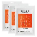 L.Sanic Набор тканевых масок с энзимами - Enzymes peeling mask sheet, 3шт