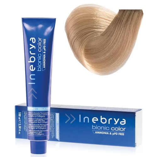 INEBRYA, Крем-краска для волос безаммиачная Bionic Color 9/0, 100 мл