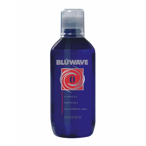 SELECTIVE, Состав для химической завивки на основе протеинов кератина для жестких и трудноподдающихся волос Blue Wave 0, 250 мл