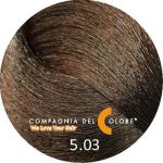 COMPAGNIA DEL COLORE, Стойкая низкоаммиачная краска для волос 5.03, 100 мл