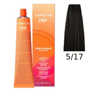 INEBRYA, Крем-краска для волос Color Professional 5/17, 100 мл