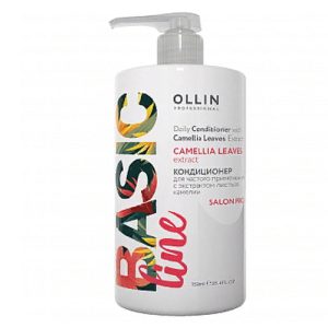 OLLIN, Кондиционер для частого применения с экстрактом листьев камелии Ollin Basic Line, 750 мл