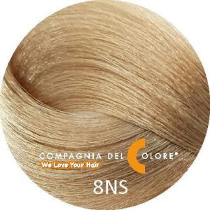COMPAGNIA DEL COLORE, Стойкая низкоаммиачная краска для волос 8 NS, 100 мл