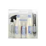 SALERM, Набор для профессионального ухода KERATIN Shot (Шампунь + Термоактивный крем + Сыворотка + Расческа), 2 x 500 мл + 100 мл