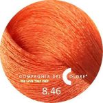 COMPAGNIA DEL COLORE, Стойкая низкоаммиачная краска для волос 8.46, 100 мл