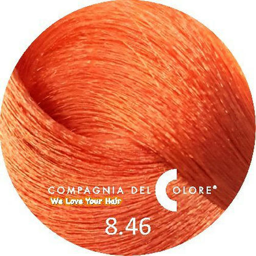 COMPAGNIA DEL COLORE, Стойкая низкоаммиачная краска для волос 8.46, 100 мл