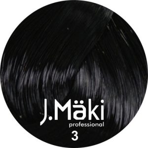 J.MAKI, Стойкий краситель для волос Hair Color 3/0, 60 мл