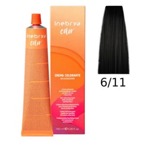 INEBRYA, Крем-краска для волос Color Professional 6/11, 100 мл