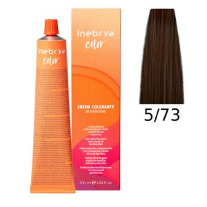 INEBRYA, Крем-краска для волос Color Professional 5/73, 100 мл