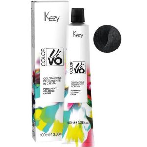 KEZY, Перманентная крем-краска для волос c коллагеном и Абиссинским маслом Colore Vivo 0.11, 100 мл