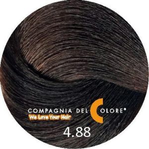 COMPAGNIA DEL COLORE, Стойкая низкоаммиачная краска для волос 4/88, 100 мл