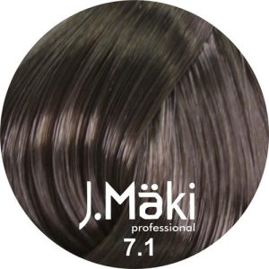 J.MAKI, Стойкий краситель для волос Hair Color 7/1, 60 мл