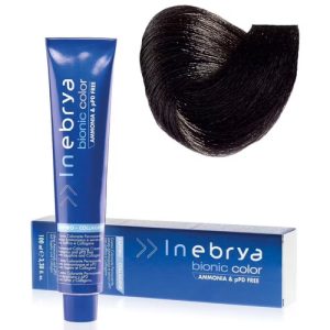 INEBRYA, Крем-краска для волос безаммиачная Bionic Color 3/0, 100 мл