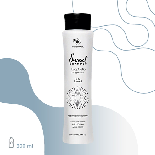 NANO BRAZIL, Выпрямляющий шампунь для волос Sweet Shampoo, 300 мл