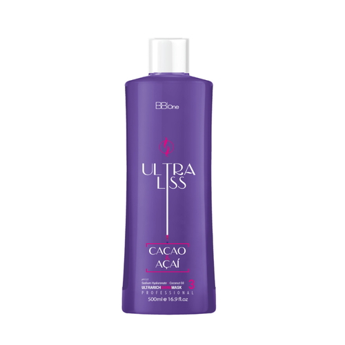 BB ONE, Маска Шаг 3 Ultra Liss Ultra Rich Cacao & Acai, 500 мл