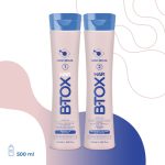 NANO BRAZIL, Набор для волос HAIR BTOX Blue (шаг 1 + шаг 2), 2х500 мл