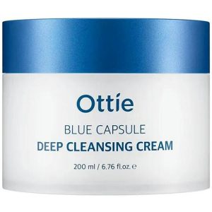 Ottie Очищающий крем с капсульными шариками Blue Capsule Deep Cleansing Cream 200 мл