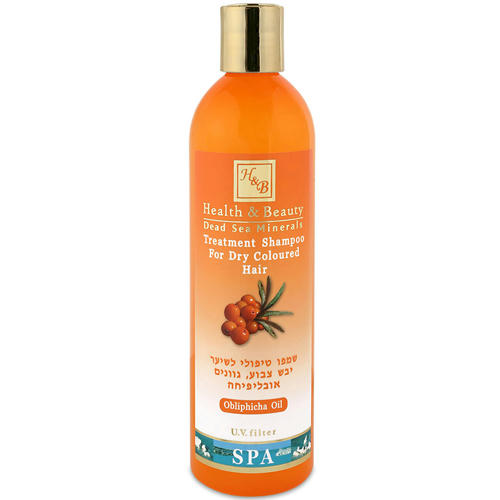 Health and Beauty Шампунь для сухих и окрашенных волос с маслом облепихи Obliphicha Treatment Shampoo 400 мл