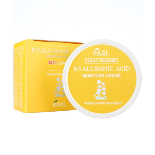 EKEL, Увлажняющий крем для лица с гиалуроновой кислотой Moisture Cream Hyaluronic Acid, 100 гр