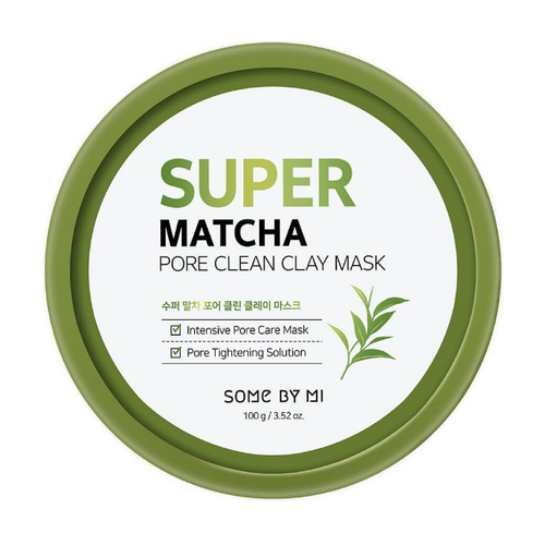 SOME BY MI, Очищающая глиняная маска для лица с экстрактом чая матча, 100 г