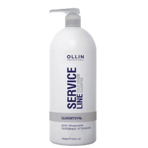 OLLIN, Шампунь для придания холодных оттенков (анти-желтый) Ollin Service Line, 1000 мл