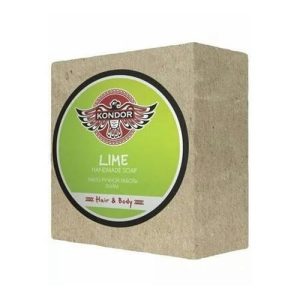 KONDOR, Мыло ручной работы "Лайм" Hair & Body, 130 гр