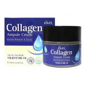 EKEL, Крем для лица с коллагеном Collagen Ampoule Cream, 70 мл
