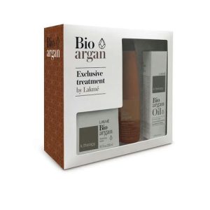 LAKME, Набор аргановый для восстановления K.Therapy Bio-Argan (Шампунь + Маска + Масло), 300 мл + 250 мл + 125 мл