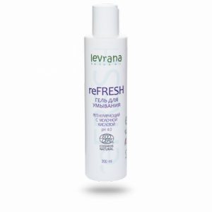 LEVRANA, Гель для умывания ReFresh, ECOCERT, 200 мл