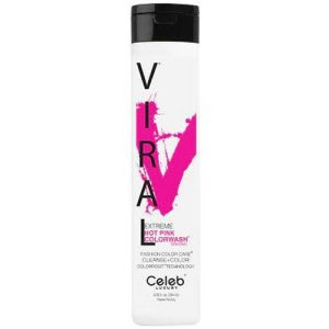 CELEB LUXURY, Шампунь для яркости цвета Viral Shampoo ярко розовый, 244 мл