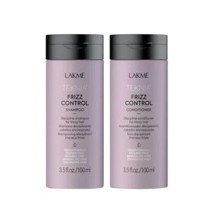 LAKME, Набор для волос Teknia Frizz Control Travel Pack (Шампунь + Кондиционер), 2 x 100 мл