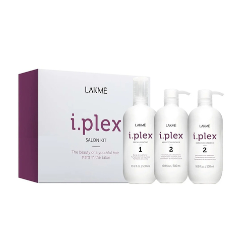 LAKME, Набор профессиональный I.Plex Salon Kit, №1 500 мл - 1 шт, №2 500 мл - 2 шт