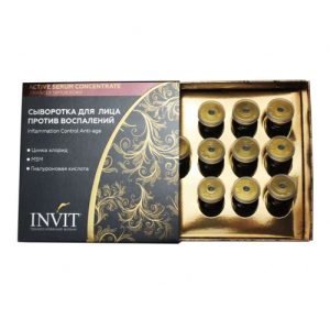 INVIT, Сыворотка для лица против воспалений Inflammation Control Anti-age, 10*2 мл