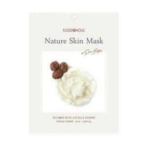 FOODAHOLIC, Тканевая маска для лица с маслом ши Nature Skin Mask, 25 гр
