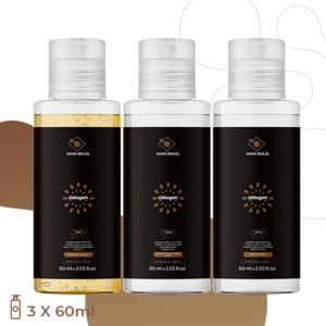 NANO BRAZIL, Набор для волос COLLAGEN (шаг 1 + шаг 2 + шаг 3), 3х60 мл