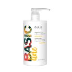 OLLIN, Шампунь для сияния и блеска с аргановым маслом Ollin Basic Line, 750 мл